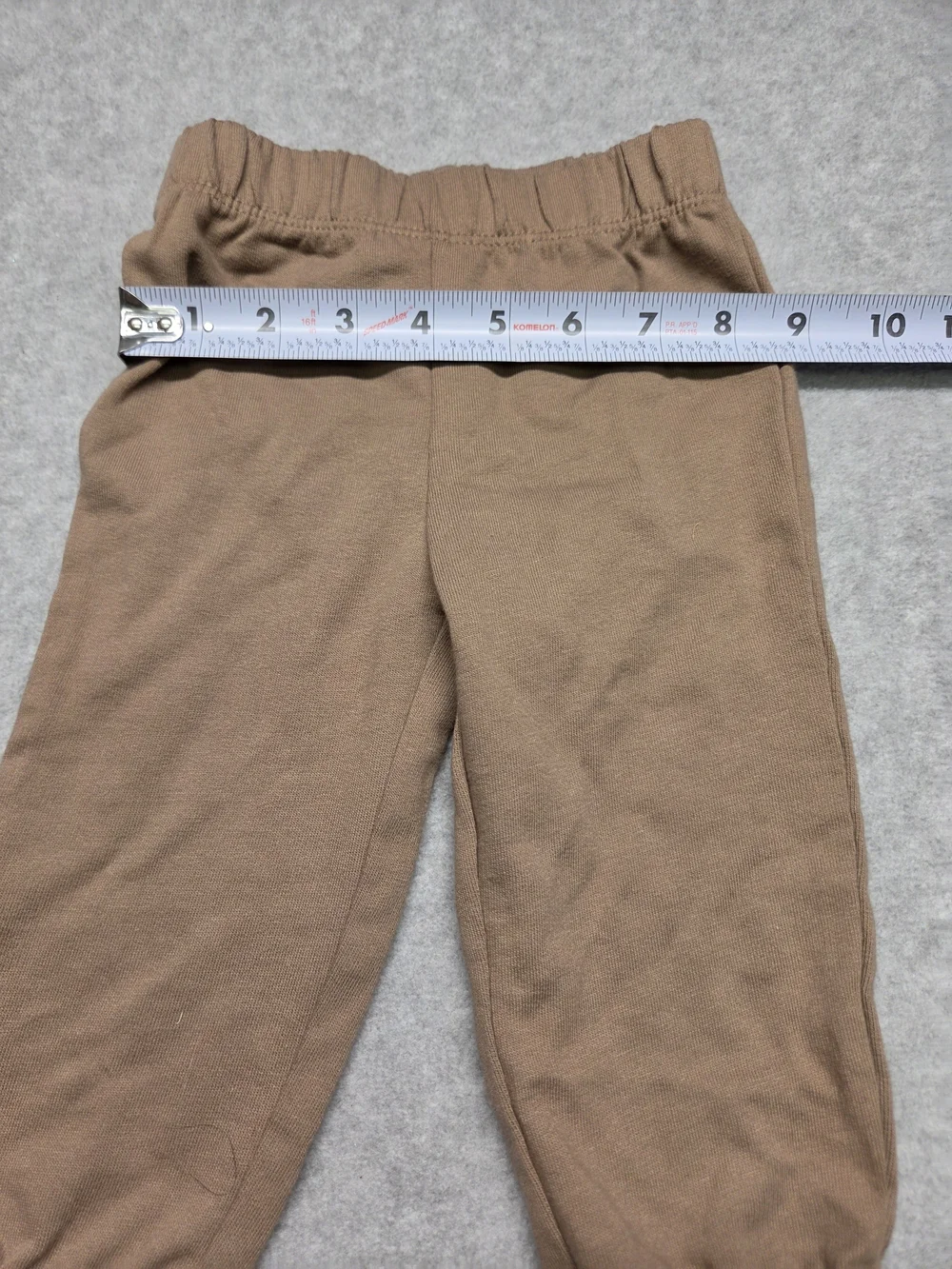 0220 Carter's Toddler Brown Elastic Cuff Joggers